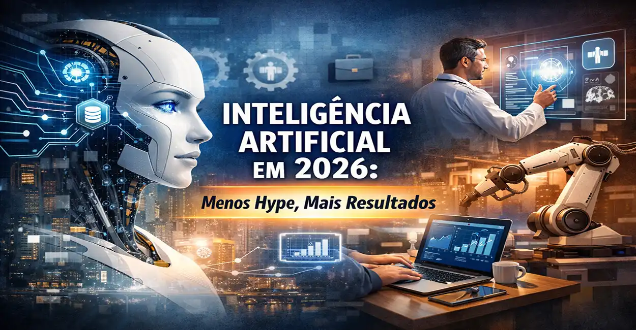 Inteligência artificial em 2026: menos hype, mais resultados